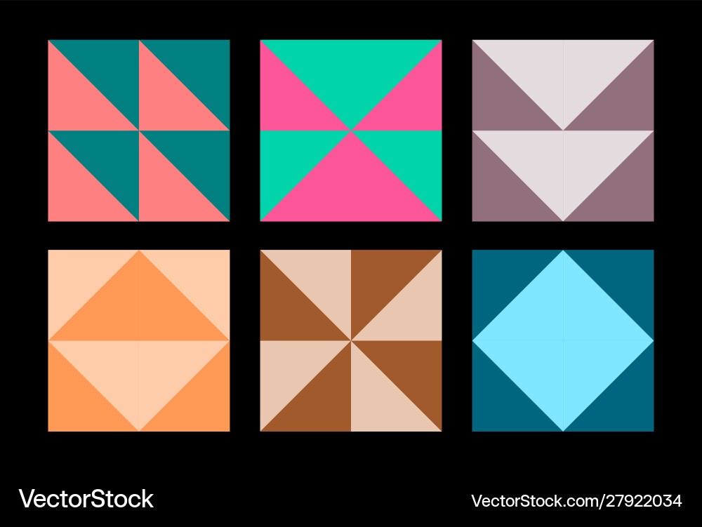 Barn Steppmuster Patchwork Design abstrakt Barn Steppmuster Patchwork Design abstrakt vektorbild