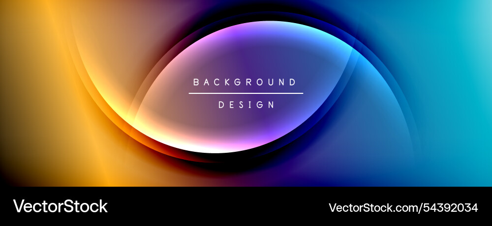 Bright rainbow style color gradient with curve Bright rainbow style color gradient with curve vector image