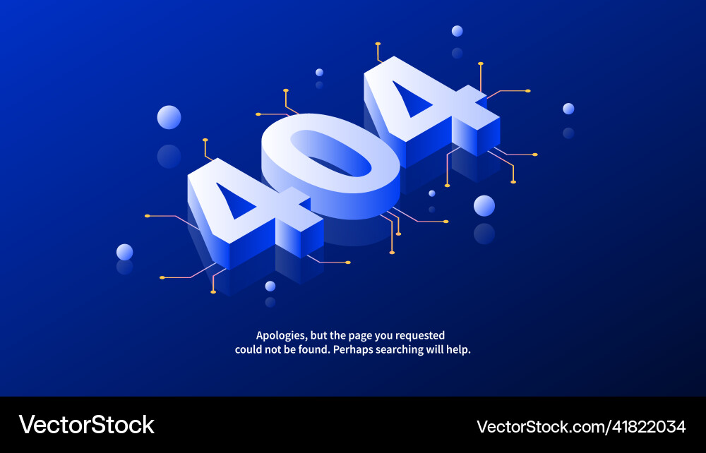 Error web page concept Error web page concept vector image