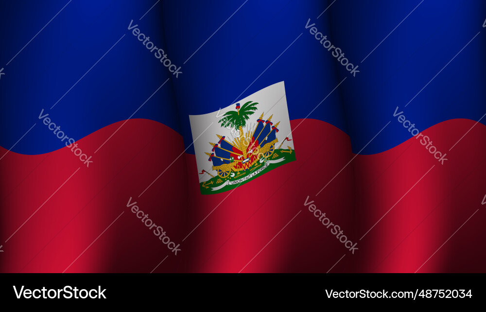 Haiti waving Flag Hintergrund Design Konzept Haiti waving Flag Hintergrund Design Konzept vektorbild
