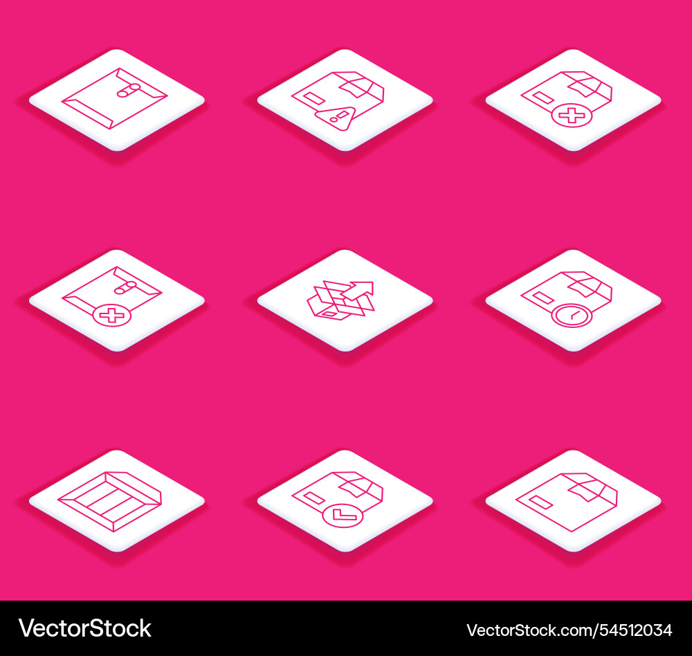 Set line envelope delivery security with shield Set line envelope delivery security with shield vector image
