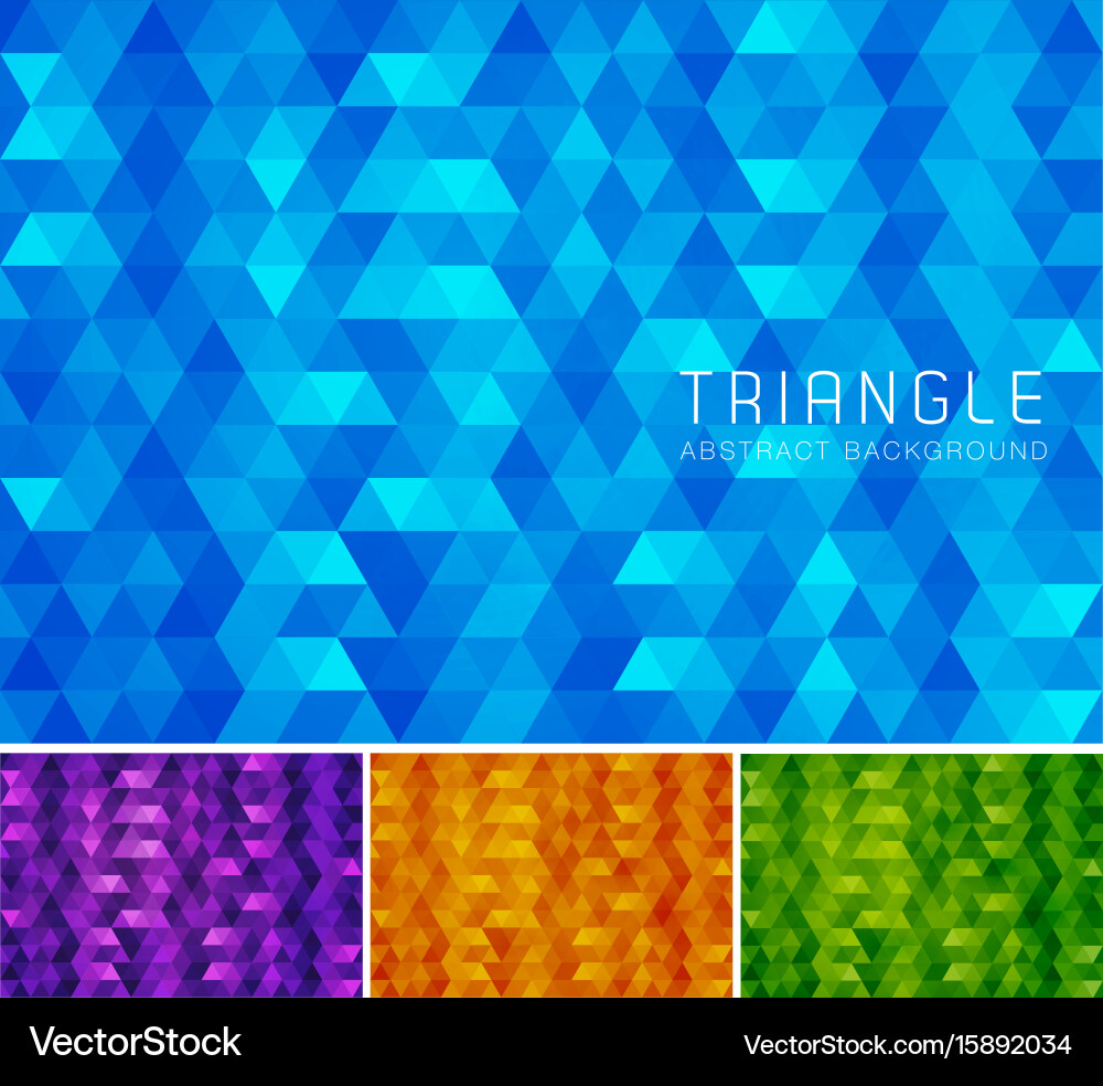 Triangle abstract background vector image