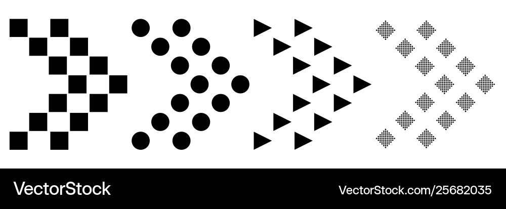 Flat design a set icons arrows Flat design a set icons arrows vector image