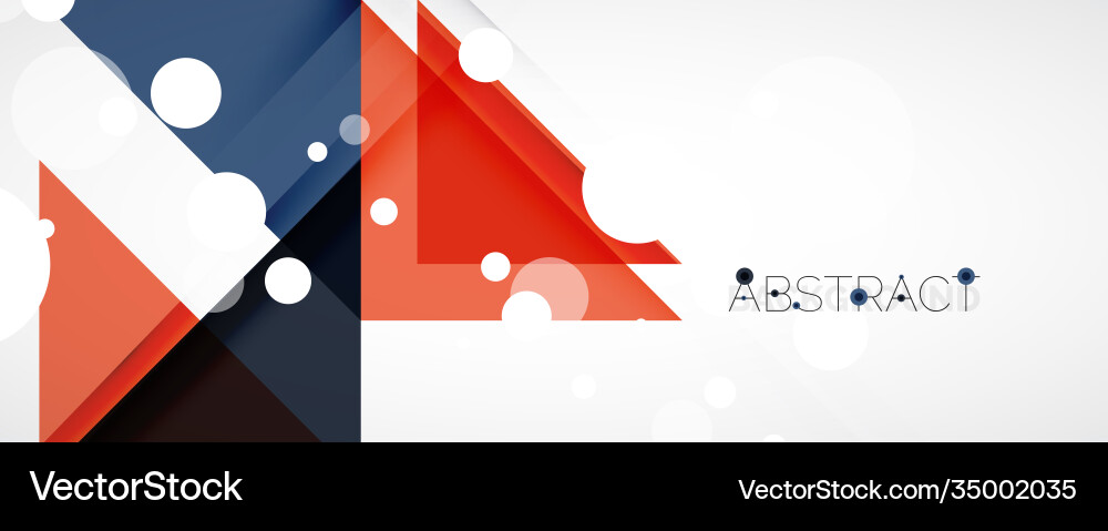 Geometric abstract background techno color Vector Image