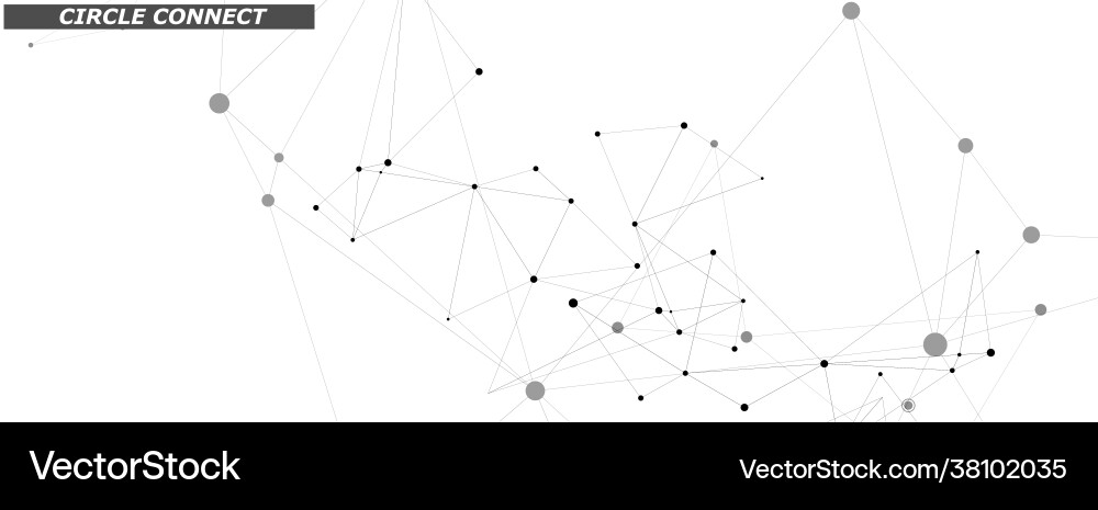 Global network connections with points lines Global network connections with points lines vector image