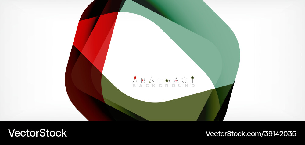 Minimal abstract background - color overlapping Vector Image