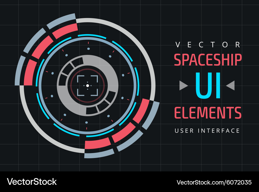 Ui infographic interface web elements Vector Image