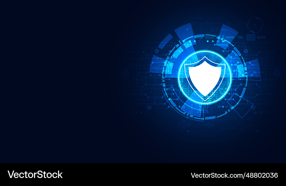 Abstract background concept shield and circle Abstract background concept shield and circle vector image