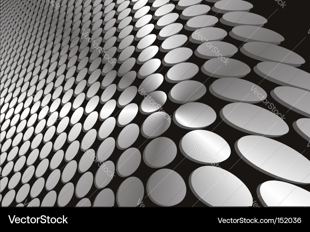 Abstract grey wavy circles background Vector Image