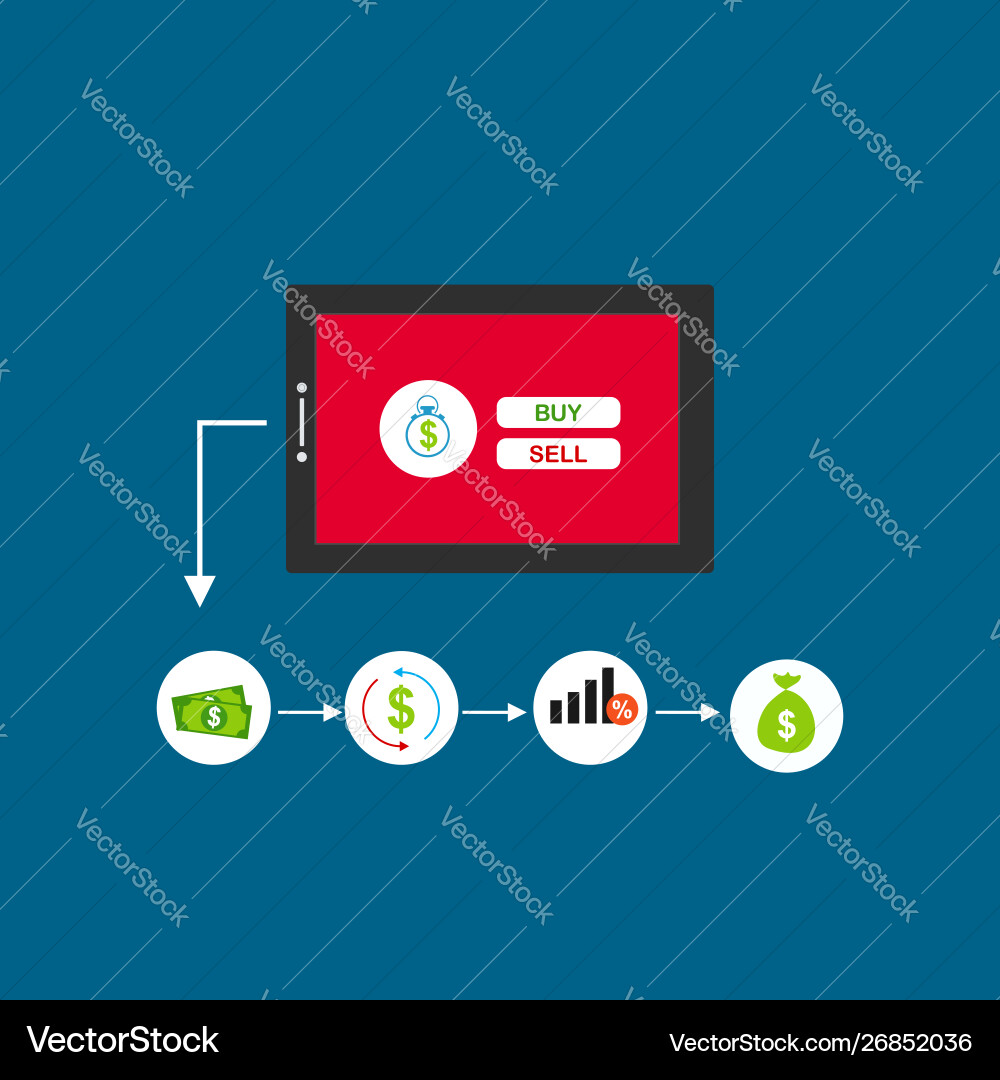 Concept online and mobile payments for web page Concept online and mobile payments for web page vector image