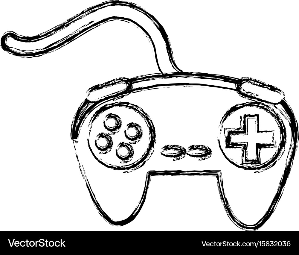 Control console keypad device technology Vector Image