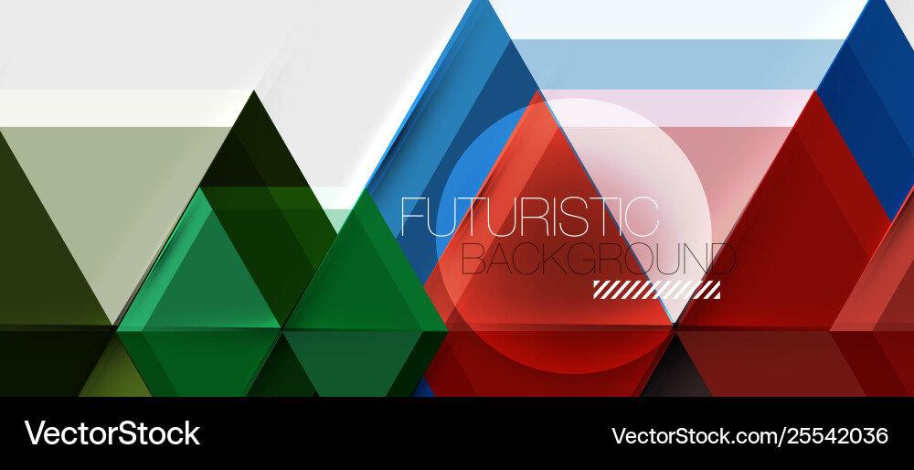 Geometric triangle and hexagon abstract background Geometric triangle and hexagon abstract background Vector Image