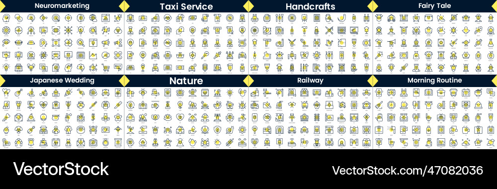 Linear style icons pack in this bundle include Linear style icons pack in this bundle include vector image
