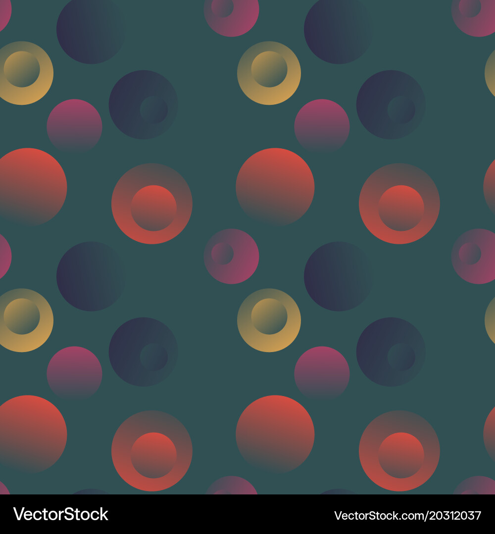 Bubble stone floating seamless pattern Vector Image