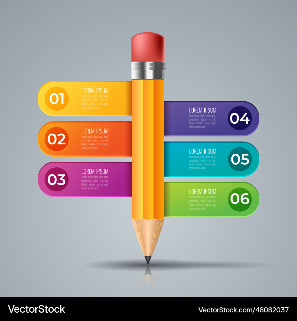 Business data visualization process chart Business data visualization process chart Vector Image