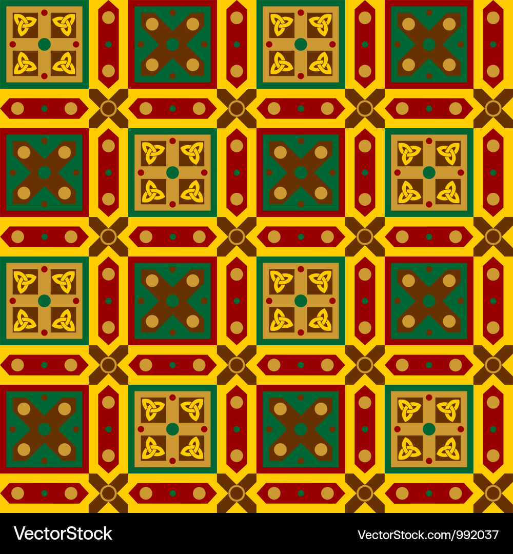 Celtic seamless pattern vector image
