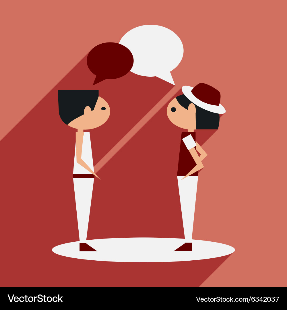 Flat with shadow icon and mobile application vector image