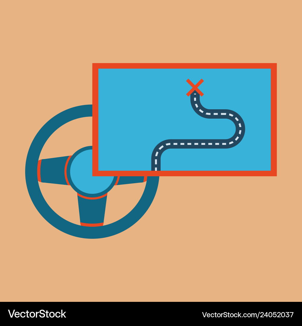 Geo location targeting with gps positioning Geo location targeting with gps positioning vector image