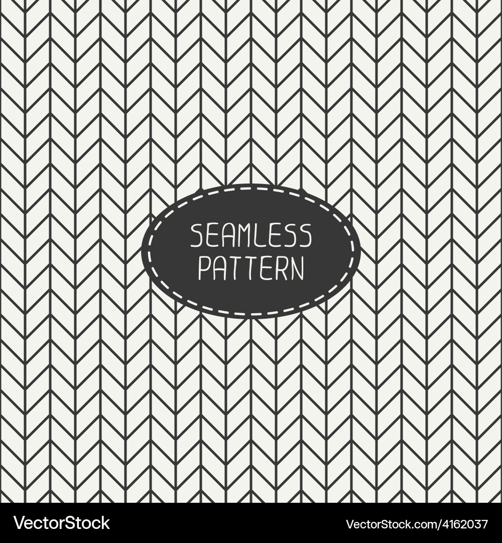 Retro Zigzag Chevron Stripe Pattern vector image