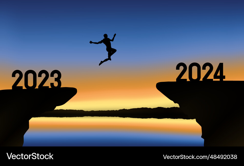 2024 new year background design 2024 new year background design vector image