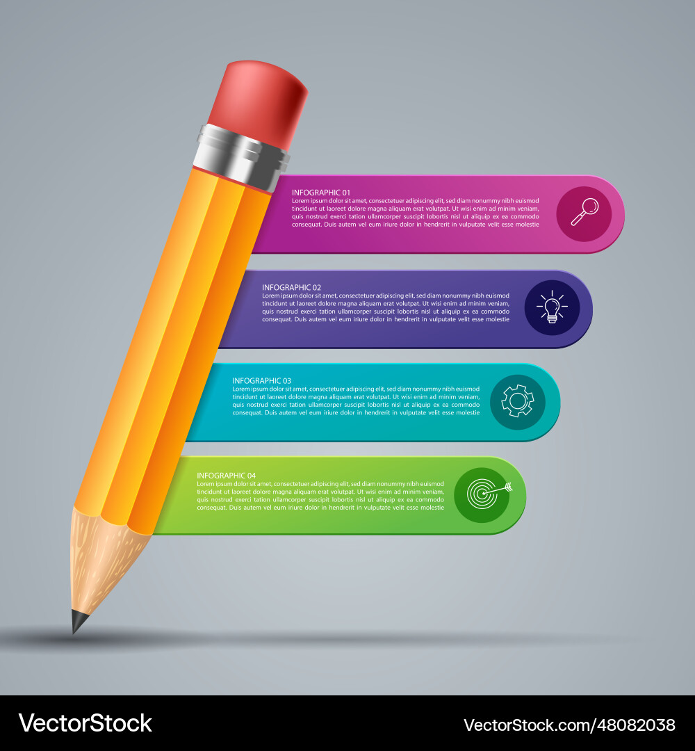 Business data visualization process chart Business data visualization process chart vector image