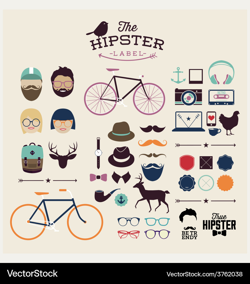 Design elements vector image