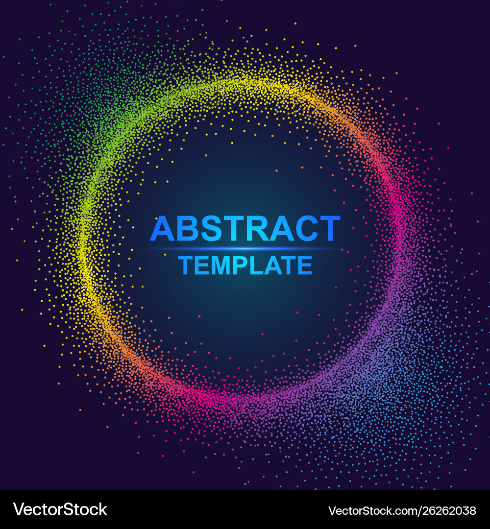 Dynamic abstract scattering particles background Dynamic abstract scattering particles background vector image