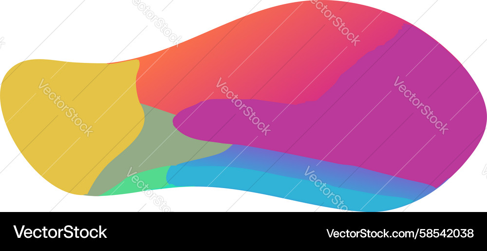 Dynamic Fluid Gradient Shape Vector Image