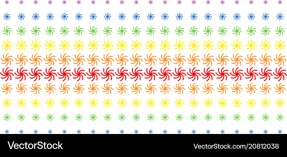 Galaxy shape halftone spectrum array vector image