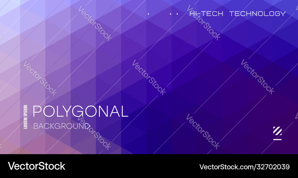 Triangle polygonal abstract background colorful Triangle polygonal abstract background colorful vector image
