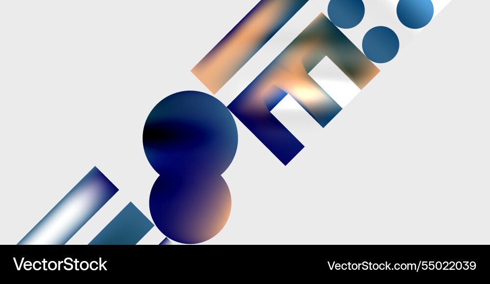 Triangles circles squares rectangles design Vector Image
