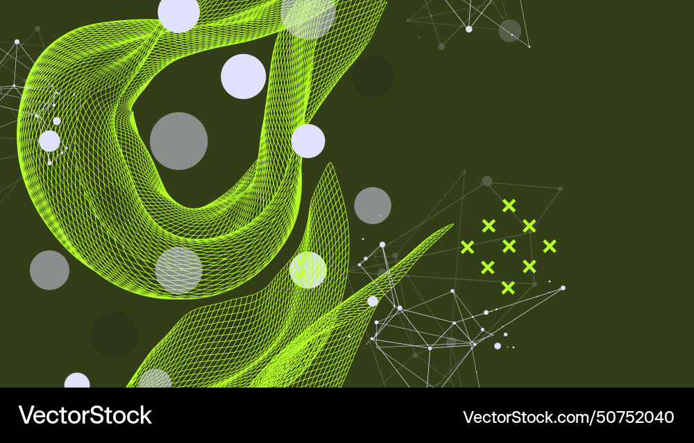 Abstract wave is made in a frame style template Abstract wave is made in a frame style template vector image