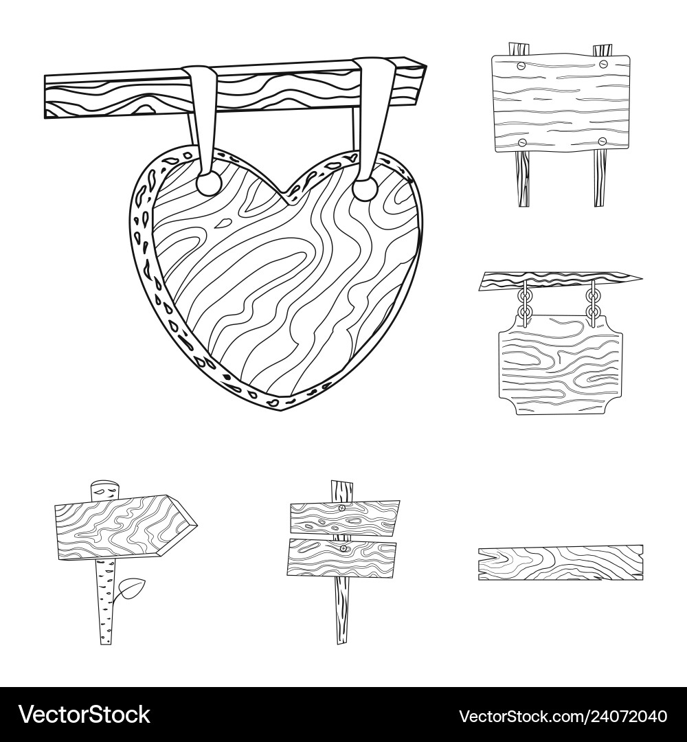 Isolated object of hardwood and material icon Isolated object of hardwood and material icon Vector Image