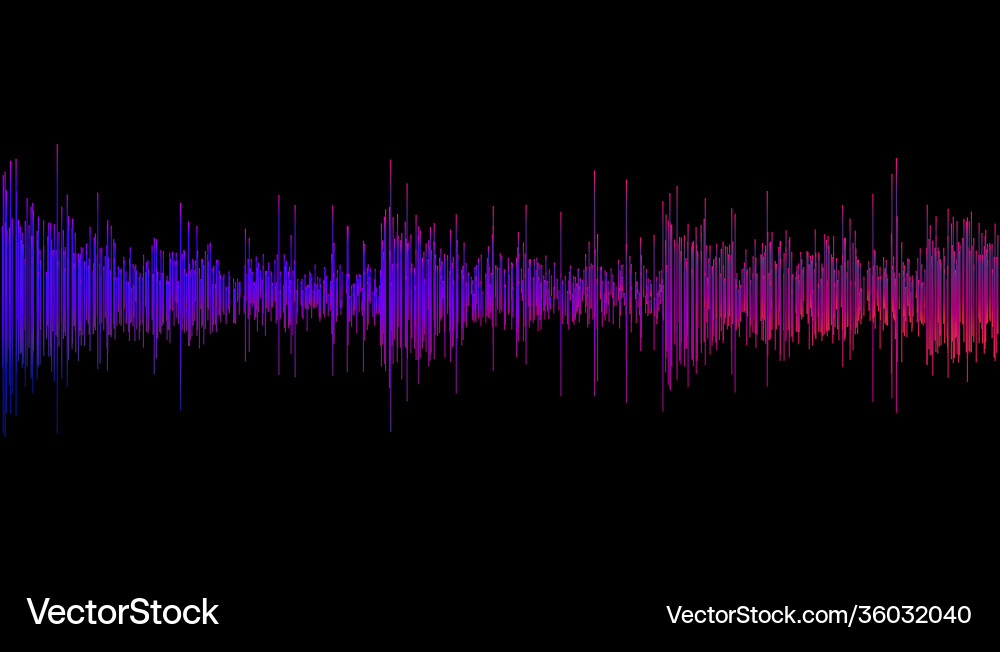 Purple equalizer big data visualization concept Purple equalizer big data visualization concept vector image