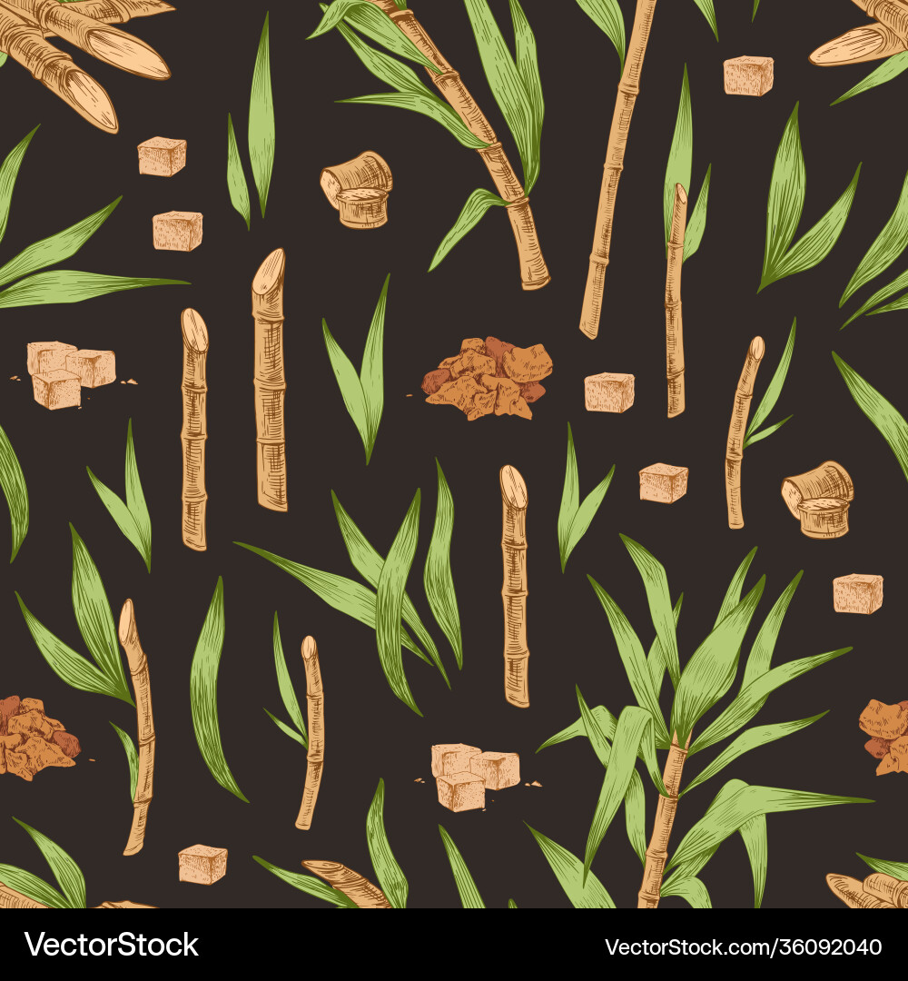 Seamless pattern with heaps and cubes brown Seamless pattern with heaps and cubes brown vector image