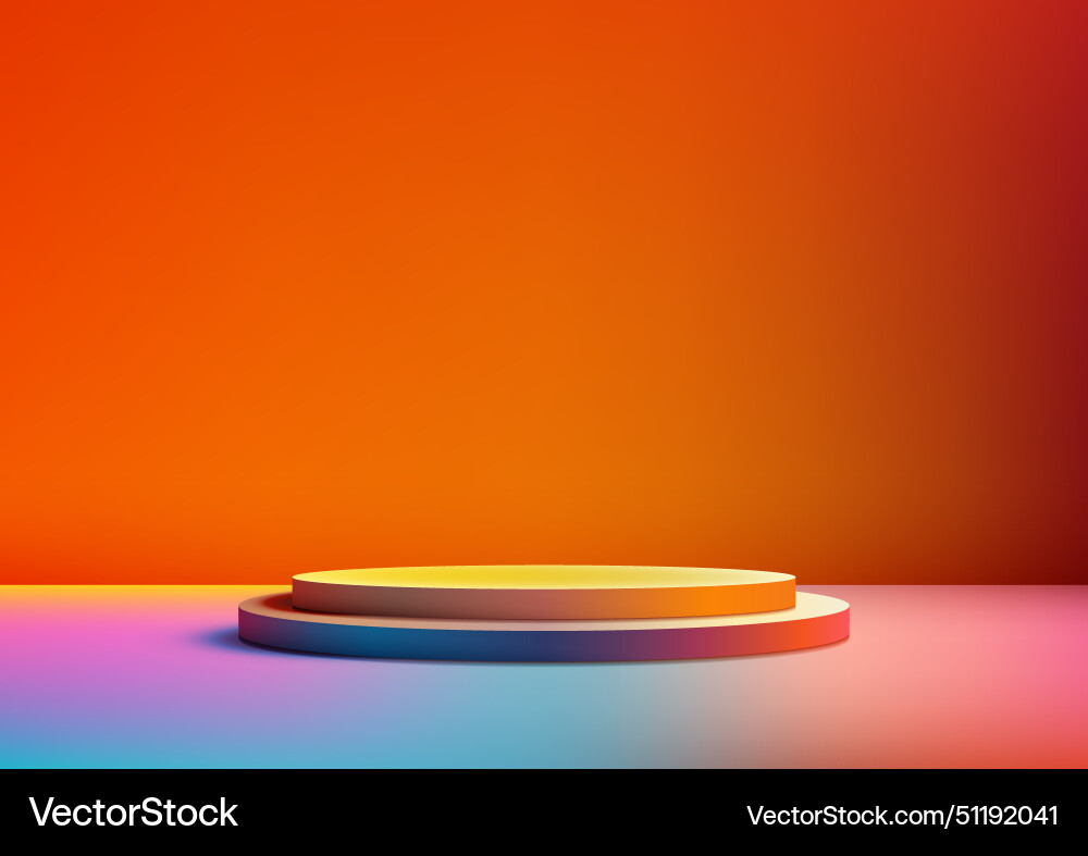 A colorful abstract background with round vector image