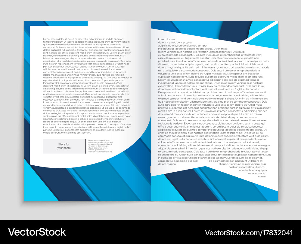 Abstract layout background set for art Vector Image