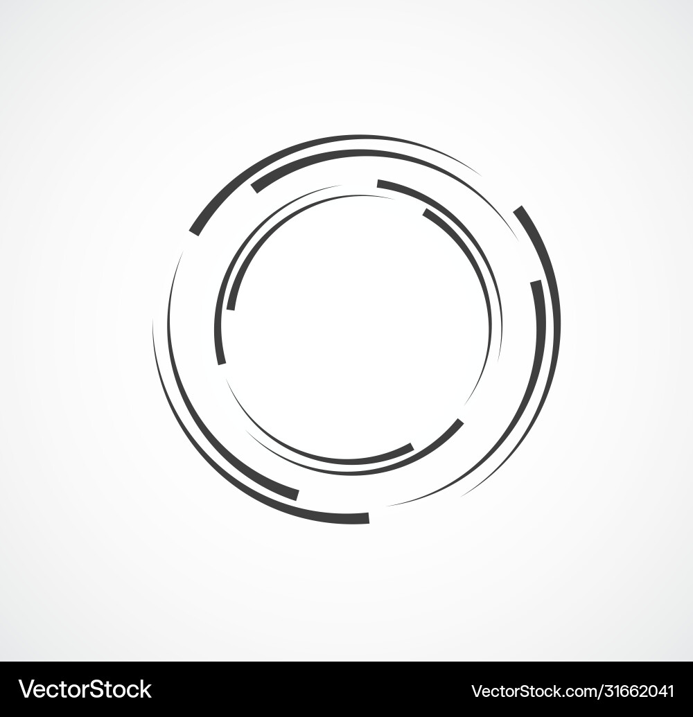 Abstrakte Linien in Kreisform Designelement Abstrakte Linien in Kreisform Designelement Vektorbild