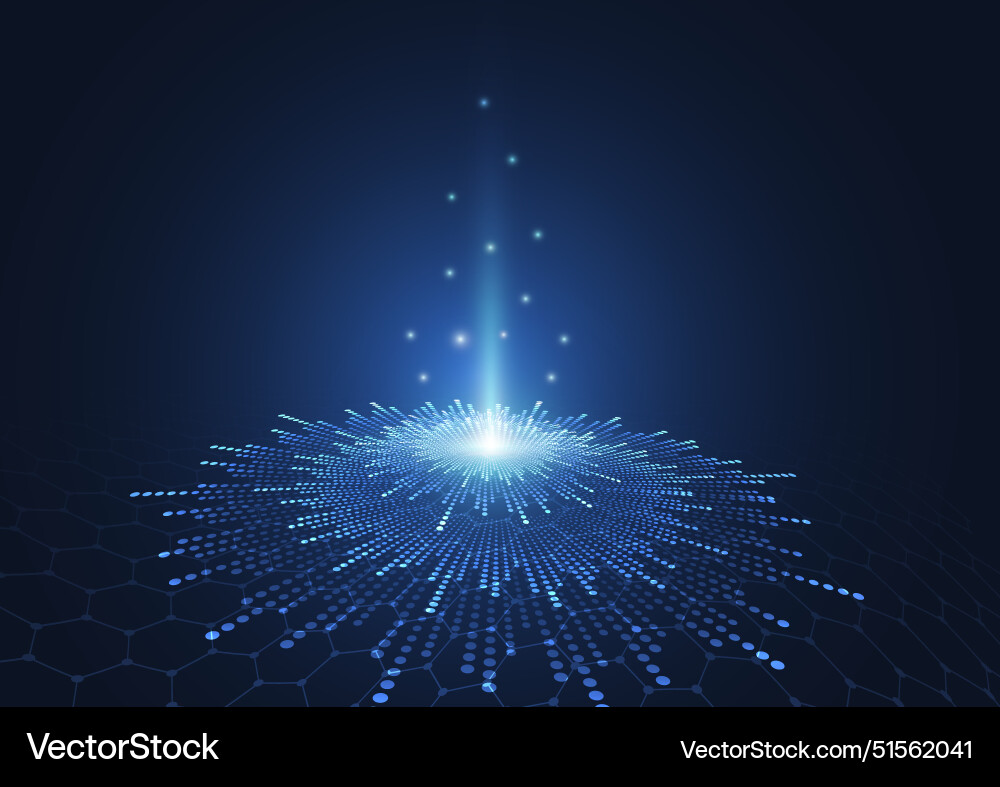Big data visualization abstract technology Big data visualization abstract technology vector image
