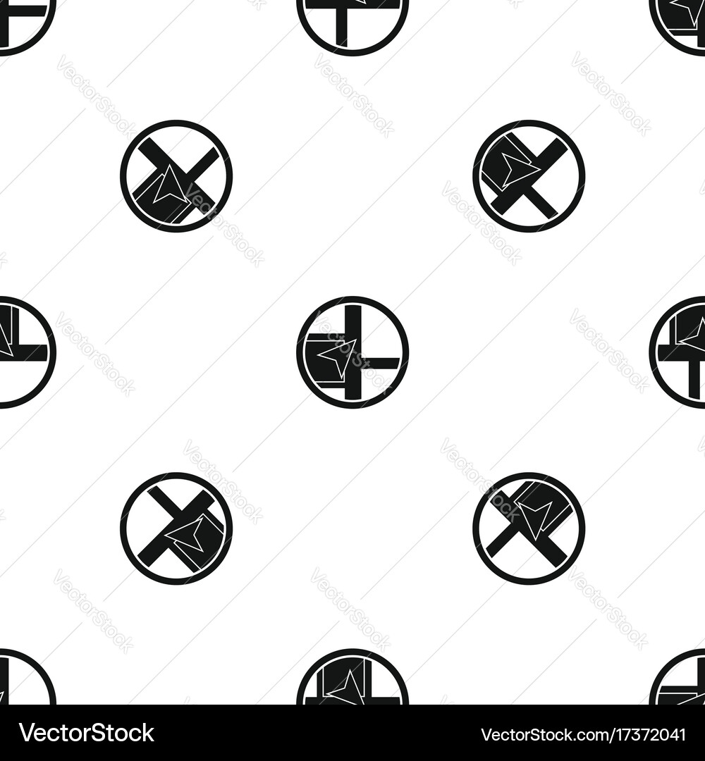 Map navigation pattern seamless black vector image