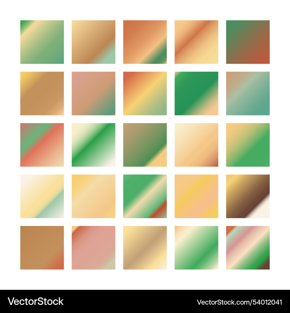 Mobile screen lock display collection of colorful Vector Image