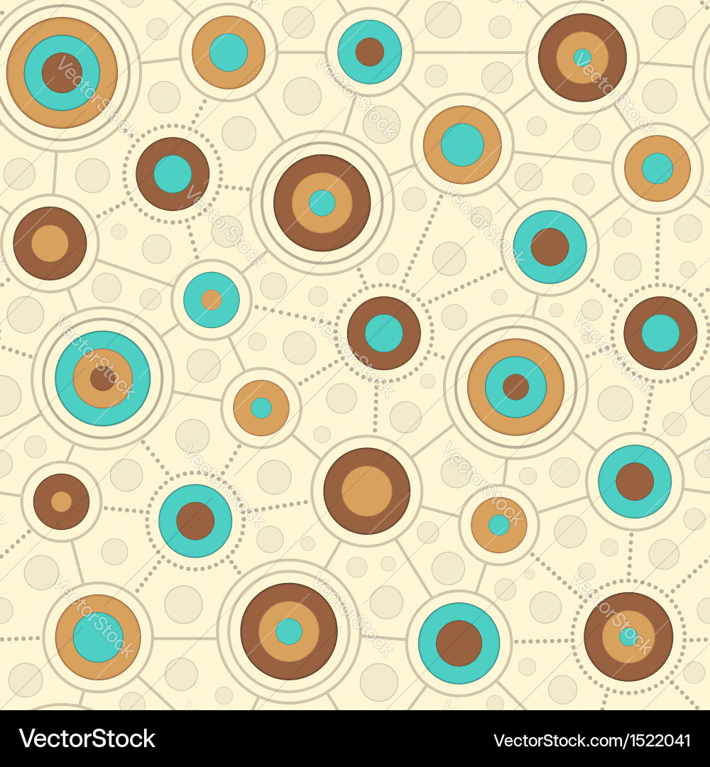 Retro Circular Pattern Vector Image