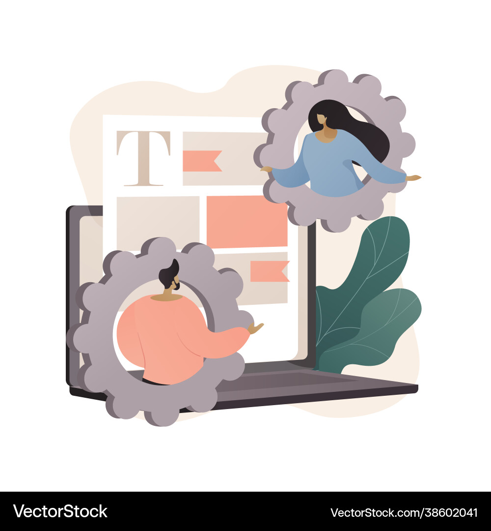 Shared document abstract concept Vector Image