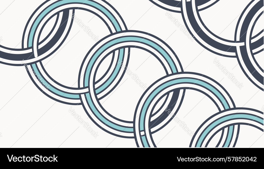 Abstract concentric rings pattern dynamic design Vector Image