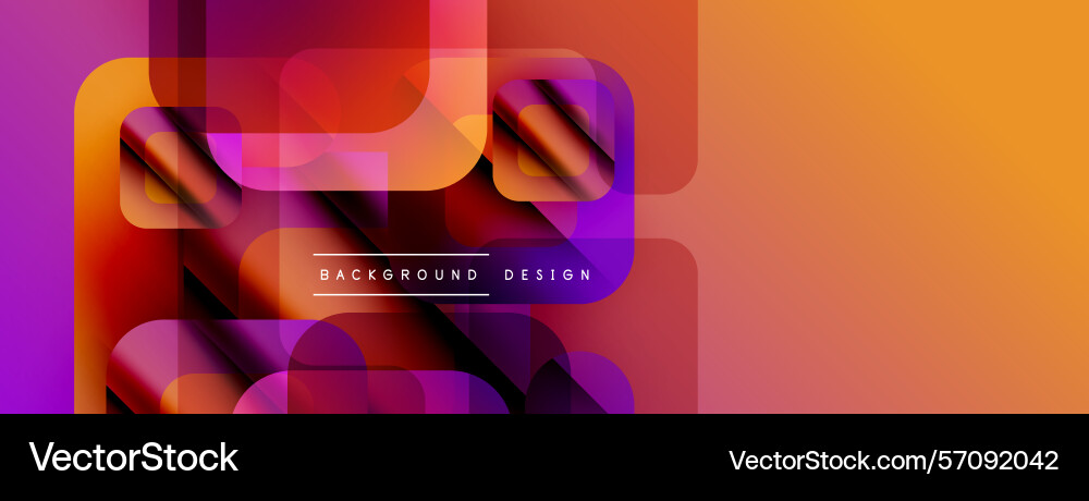 Abstract geometric shapes overlap creating Abstract geometric shapes overlap creating Vector Image