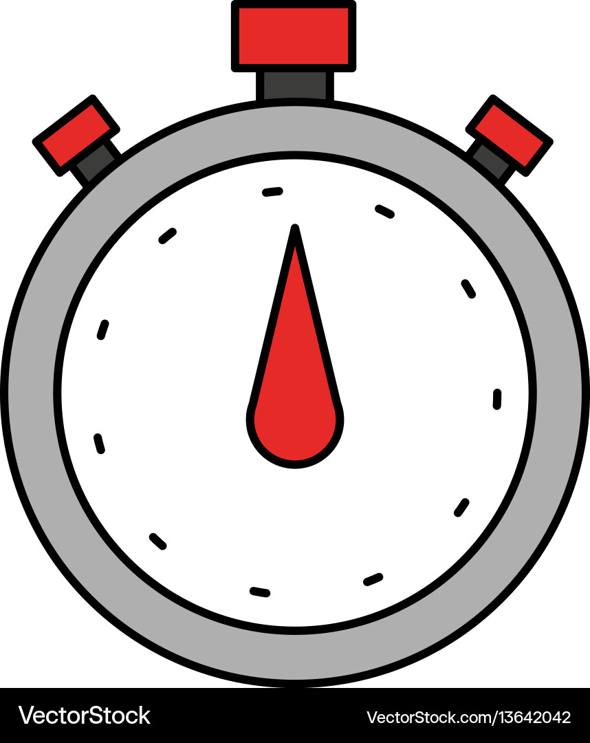 Analog chronometer icon image Analog chronometer icon image vector image