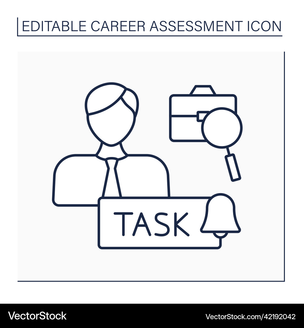 Challenge line icon Challenge line icon vector image