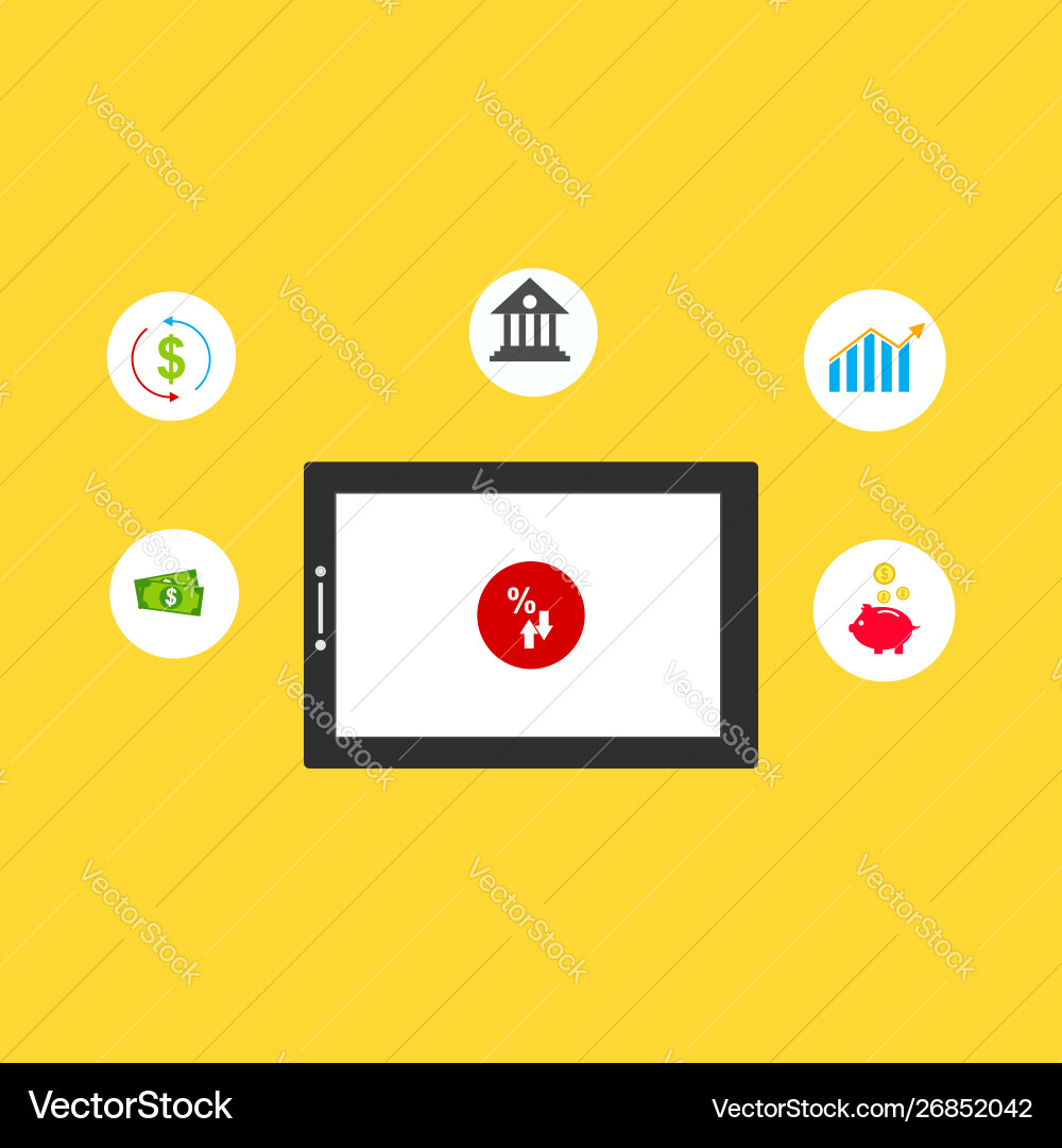 Concept online and mobile payments for web page Concept online and mobile payments for web page Vector Image