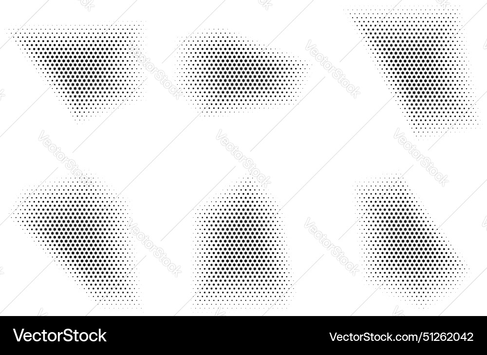 Halftone star pattern reprographic technique Halftone star pattern reprographic technique vector image
