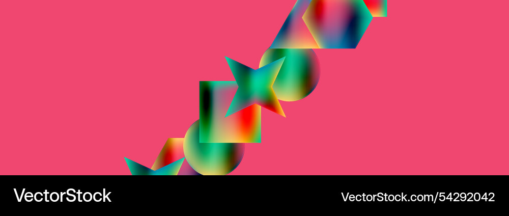 Neon Farbe geometrische Formen Quadrat Dreieck Kreis Neon Farbe geometrische Formen Quadrat Dreieck Kreis vektorbild